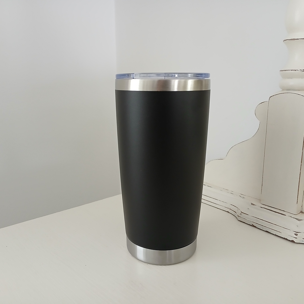 NEW Black Stainless Steel Tumbler